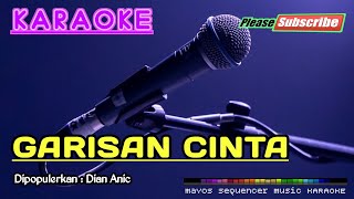 GARISAN CINTA Dian Anic KARAOKE [upl. by Marion333]