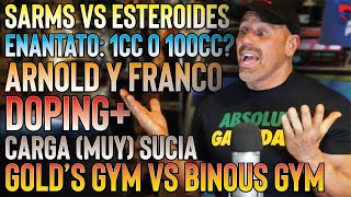 SARMS VS ESTEROIDESARNOLD Y FRANCODOPING POSITIVOCARGA SUCIAGOLDS GYM VS BINOUS GYM [upl. by Tirzah]