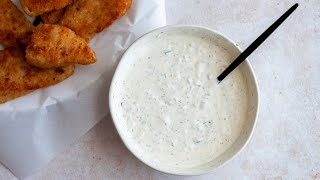 Simple Tartar Sauce Recipe [upl. by Neirad75]