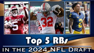 Top 5 Running Backs in the 2024 NFL Draft I A LOADED Class with Elite SIZE amp TALENT [upl. by Rosemari470]