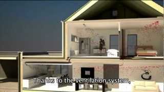 The Ventilation System of a Passive House subtitled [upl. by Nyrak]