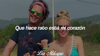 Carlos Vives Shakira  La Bicicleta Letra [upl. by Inod]