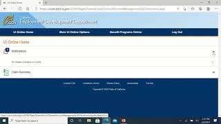 CA EDD UI online mobile button to certify for benefits for job search [upl. by Anisah]