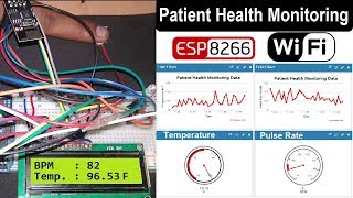 IoT Based Patient Health Monitoring System using ESP8266 amp Arduino [upl. by Celin]