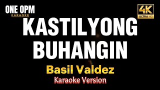 Kastilyong Buhangin  Basil Valdez karaoke version [upl. by Maxi]