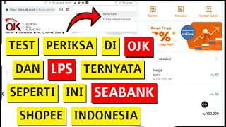 Apakah Seabank Shopee Aman Review Seabank Indonesia [upl. by Kroo]