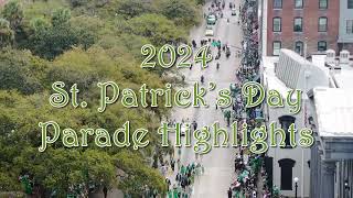 Shamrocks amp Cheer St Patrick’s Day Parade Magic in Savannah GA [upl. by Elleved]