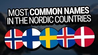 The Most Common Names in the Nordic Countries [upl. by Dowdell416]