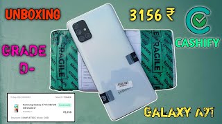 Samsung galaxy a71 Unboxing  cashify super sale Samsung phone unboxing  TechnicalManManjeet [upl. by Naegem]