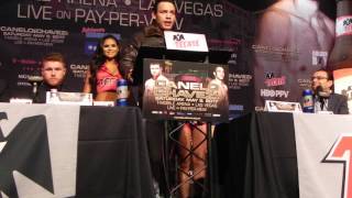 CANELO ÁLVAREZ amp JULIO CÉSAR CHÁVEZ JR HOSTING NEW YORK PRESS CONFERENCE [upl. by Alisun]