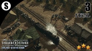 Прохождение Sudden Strike 4  Finland Winter Storm Финляндия  Линия Маннергейма  3 [upl. by Drucy]