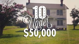 10 UltraCheap Fixer Upper Houses for Sale for Under 50000 [upl. by Cynera]