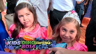 Sophia Grace and Rosie at the 2014 Kids Choice Awards [upl. by Collins]