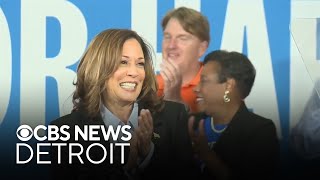 Vice President Kamala Harris makes campaign stop in Detroit on Labor Day [upl. by Powder]