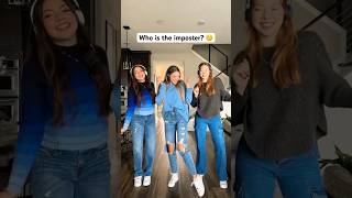 Guess the IMPOSTER Dance Challenge 👀😱 Part 4  Triple Charm Shorts [upl. by Naelcm]