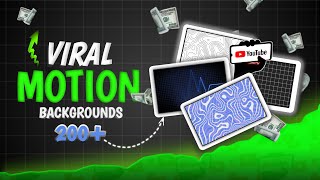 200 Viral Motion Backgrounds Pack Get Free Motion Backgrounds like Algrow decodingyt youtube [upl. by Ayikat730]