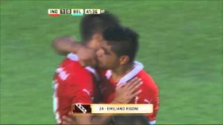 Gol de Rigoni Independiente 1  Belgrano 0 Fecha 1 Primera División 2016 [upl. by Aterg]