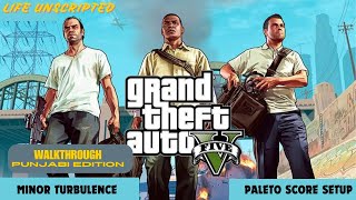 GTA 5 Gameplay Mission Minor Turbulence And Paleto Score Setup  Punjabi Edition [upl. by Carmella]