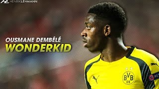 19 Year Old Ousmane Dembélé  Dortmund  Goals amp Skills [upl. by Didi]