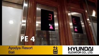 Hyundai Hydraulic Elevator at Ayodya Resort Bali PE 4 [upl. by Idnic]