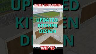 A Bahay Kubo Design Process  UPDATED KITCHEN WIP15 [upl. by Yattirb]