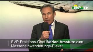 Nationalrat Adrian Amstutz Fraktionspräsident SVP Schweiz über die masslose Zuwanderung [upl. by Leynwad]