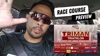 Triman Triathlon 2023  Race Course Preview [upl. by Nerak]