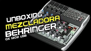 Behringer XENYX QX1202USB Mezcladora con Efectos Tutorial Unboxing HD [upl. by Minnie825]