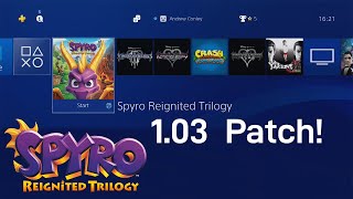 New Spyro Reignited Trilogy 103 Patch Subtitles Motion Blur Toggle amp More Updated [upl. by Killion]