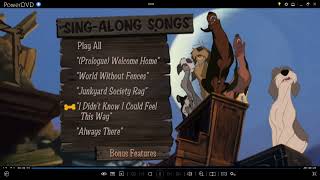 Lady And The Tramp IIScamps AdventureSpecial Edition 2012 DVD Menu Walkthrough [upl. by Tenneb]