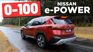 2023 NISSAN XTrail ePOWER hybrid review 0100 amp engine sound [upl. by Maddox]