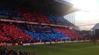 Holmesdale Fanatics tifo before Manchester United cpfc [upl. by Salena]