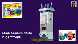 DICE TOWER Lego classic 11033 ideas How to build [upl. by Rosamund]