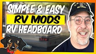 🔴How we made an RV headboard  RV Renovations [upl. by Terence556]