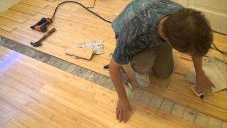 How to Install Bamboo Flooring  Part 2 [upl. by Oribelle650]