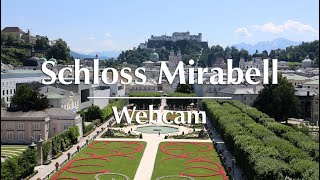 Webcam Salzburg – Perfekter Blick auf Schloss Mirabell und Mirabellgarten [upl. by Elimay]