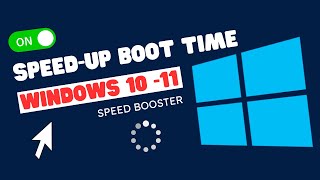 How to Speedup Boot Time in Windows 1011  Fix Slow Boot 100 Working [upl. by Grethel808]