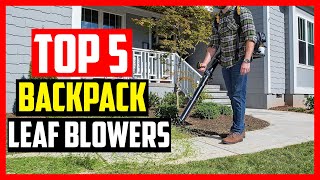 Top 5 Best Backpack Leaf Blowers 2024 [upl. by Fiann]