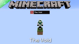 How to make a Void World in Minecraft [upl. by Ledah]