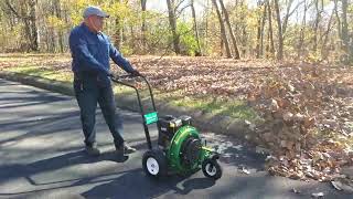 Gas Leaf Blower Cordless Leaf Blower Mighty Mac Best Leaf Blower Made in the USA [upl. by Bobbi786]