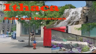 Explore The Ithaca Falls amp Ithaca Downtown located on Cayuga Lake Finger Lake NY ithaca flx [upl. by Ohcirej]