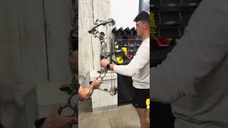 Worlds Most Powerful Compound Bow  Shooting APA Archerys 100 lb King Cobra DG [upl. by Kevyn216]