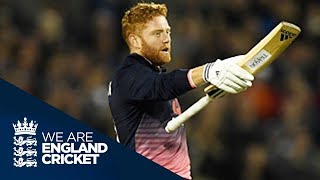 Jonny Bairstow Hits Maiden ODI Hundred  Highlights England v West Indies 1st ODI 2017 [upl. by Nnaylime530]