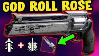 God Roll Rose Is Finally Mine Rose Crucible PVP Gameplay Review  Destiny 2 Season of The Wish [upl. by Nnorahs]