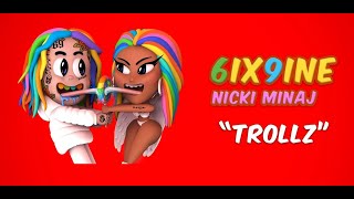 TROLLZ makeup transition ft Nicki Minaj and 6ix9ine 💚hiphop money makeup makeuptransformation [upl. by Nylanna203]