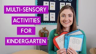 FREE Materials amp Ideas MultiSensory Activities for Kindergarten [upl. by Llevad]