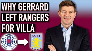 Steven Gerrard Returns to the Premier League Why he Left Rangers for Aston Villa [upl. by Felicdad]