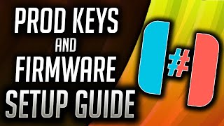 Ryujinx Prod Keys amp Firmware Setup Guide  2022 Ryujinx Switch Emulator [upl. by Hwang]