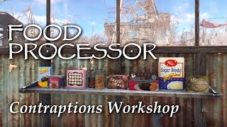 Food Processor Showcase FALLOUT 4 Contraptions DLC how it works PS4 [upl. by Aneeres646]