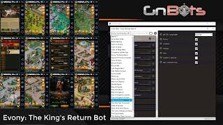 Evony Kings Return Bot  Auto Farm Unlimited Accounts with this Evony TKR Bot [upl. by Ariday940]